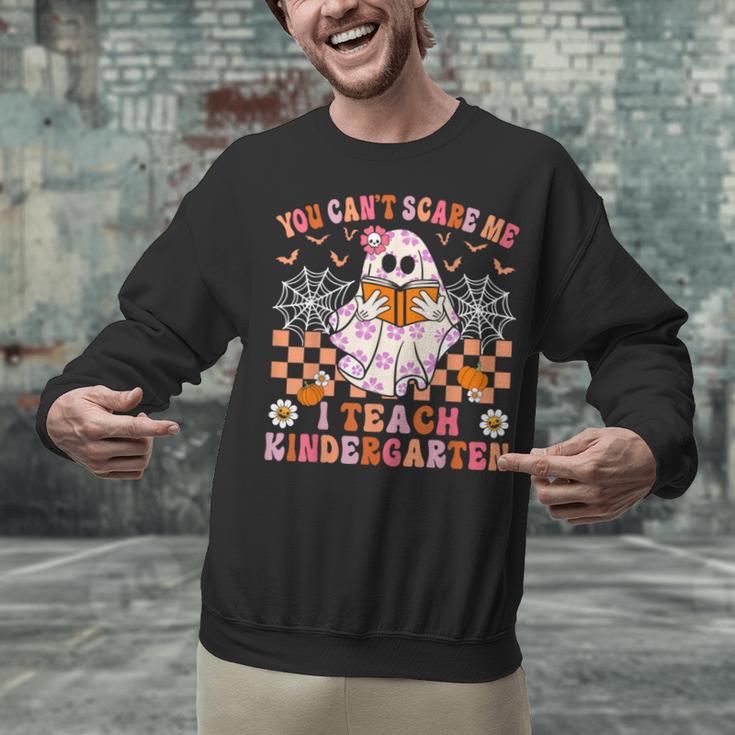 You Cant Scare Me I Teach Kindergarten Teacher Halloween Unisex Sweatshirt, gift for family, gift for coworker You Cant Scare Me I Teach Kindergarten Teacher Halloween Unisex Sweatshirt, gift for family, gift for coworker