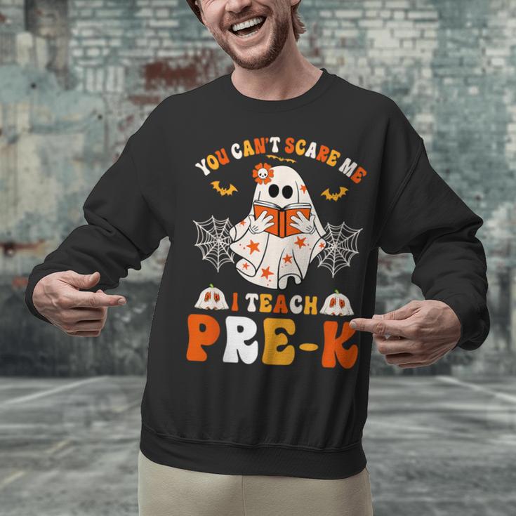 You Cant Scare Me I Teach Pre-K Teacher Halloween Unisex Sweatshirt, gift for family, gift for coworker You Cant Scare Me I Teach Pre-K Teacher Halloween Unisex Sweatshirt, gift for family, gift for coworker