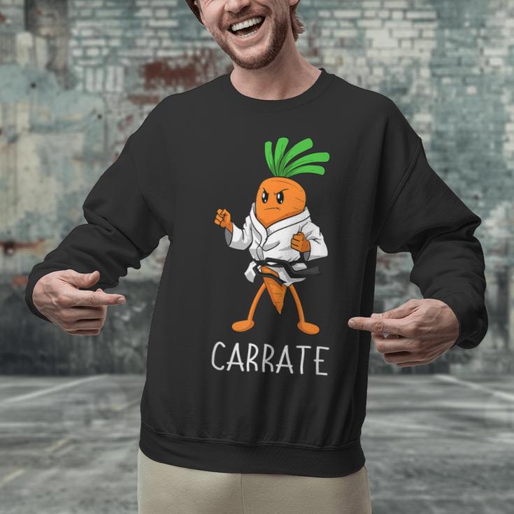 Carrate Karate Carrot Student Teacher Trainee Trainor Unisex Sweatshirt, gift for family, gift for coworker