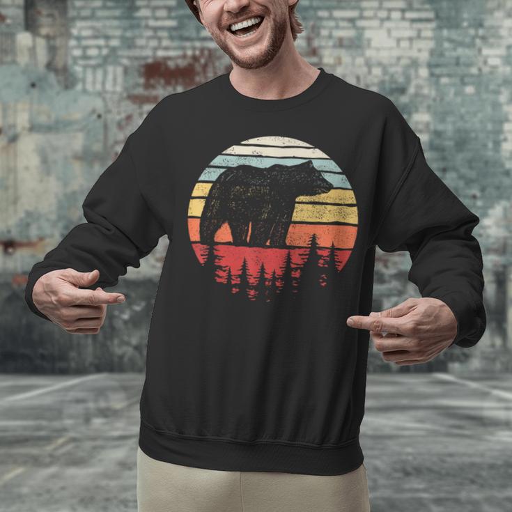 Catch Some Rays Vintage Retro Grizzly Bear Unisex Sweatshirt, gift for family, gift for coworker