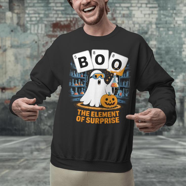 Chemistry Boo Ghost Element Of Surprise Science Teacher Tee Unisex Sweatshirt, Science Teacher Sweatshirts, gift for family, gift for coworker Chemistry Boo Ghost Element Of Surprise Science Teacher Tee Unisex Sweatshirt, Science Teacher Sweatshirts, gift for family, gift for coworker