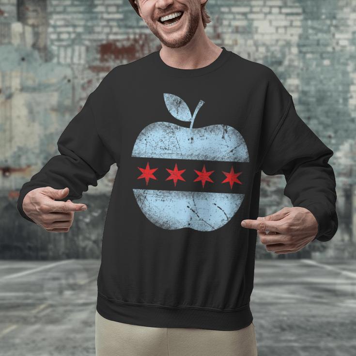 Chicago Flag Teacher School Cute Unisex Sweatshirt, gift for family, gift for coworker Chicago Flag Teacher School Cute Unisex Sweatshirt, gift for family, gift for coworker