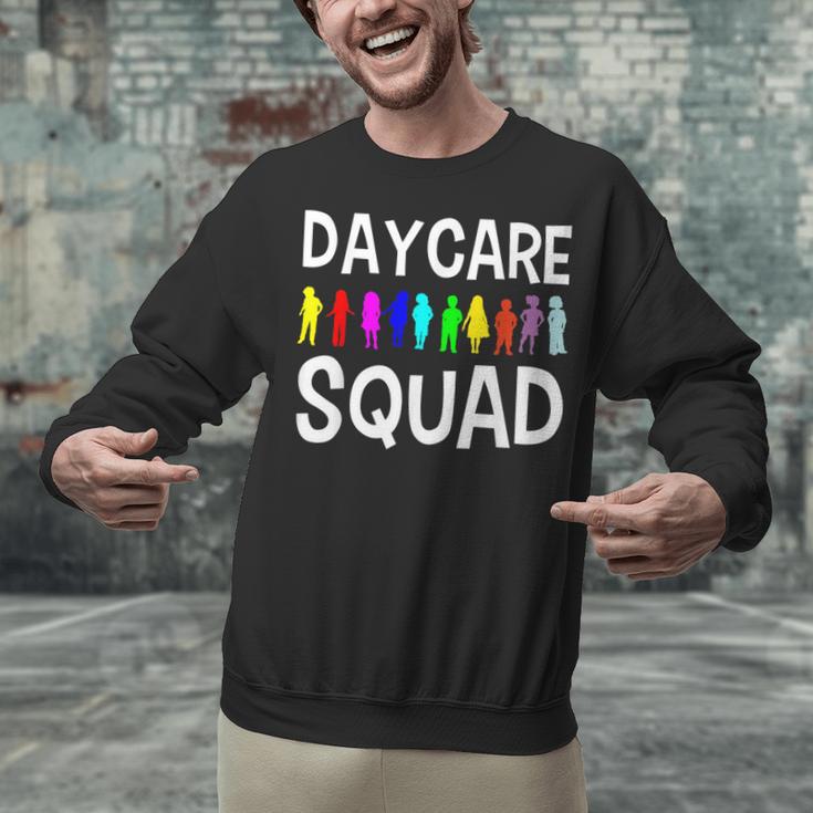Childcare Daycare Squad Daycare Teacher Men Women Unisex Sweatshirt, gift for family, gift for coworker