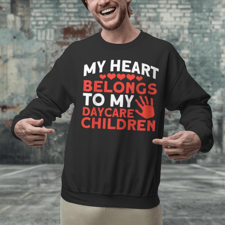 Childcare My Heart Belongs To Children Daycare Teacher Men Women Unisex Sweatshirt, gift for family, gift for coworker Childcare My Heart Belongs To Children Daycare Teacher Men Women Unisex Sweatshirt, gift for family, gift for coworker
