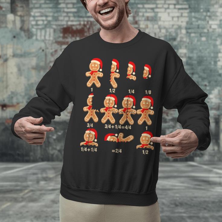 Christmas Math Teacher Equation Gingerbread With Santa Hat Men Women Unisex Sweatshirt, gift for family, gift for coworker Christmas Math Teacher Equation Gingerbread With Santa Hat Men Women Unisex Sweatshirt, gift for family, gift for coworker