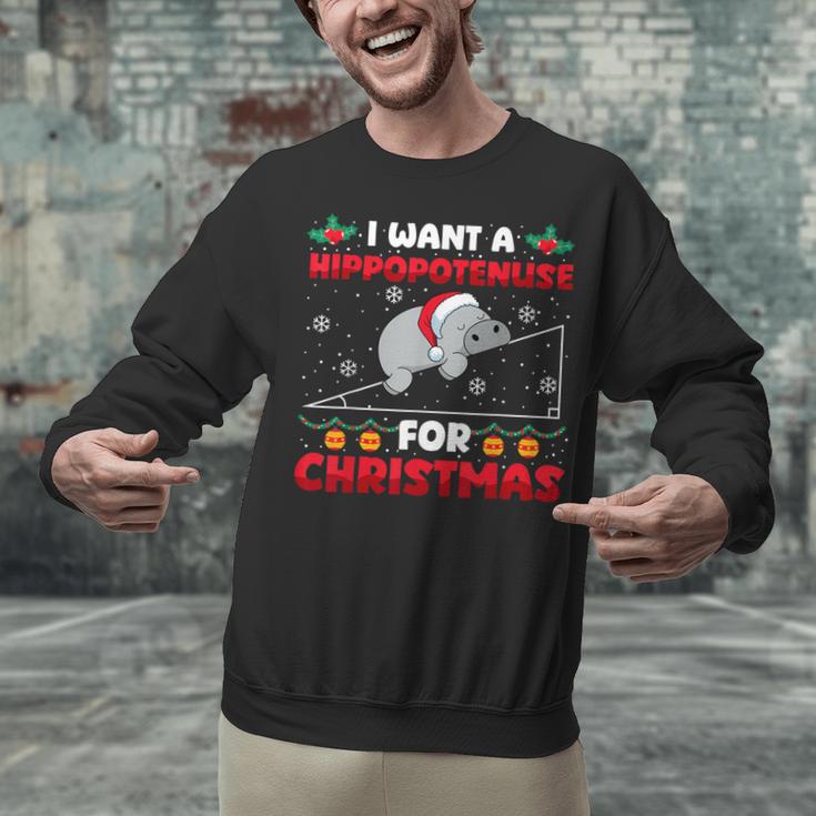 Christmas Math Teacher Hippopotenuse Math Lovers Xmas Unisex Sweatshirt, gift for family, gift for coworker Christmas Math Teacher Hippopotenuse Math Lovers Xmas Unisex Sweatshirt, gift for family, gift for coworker