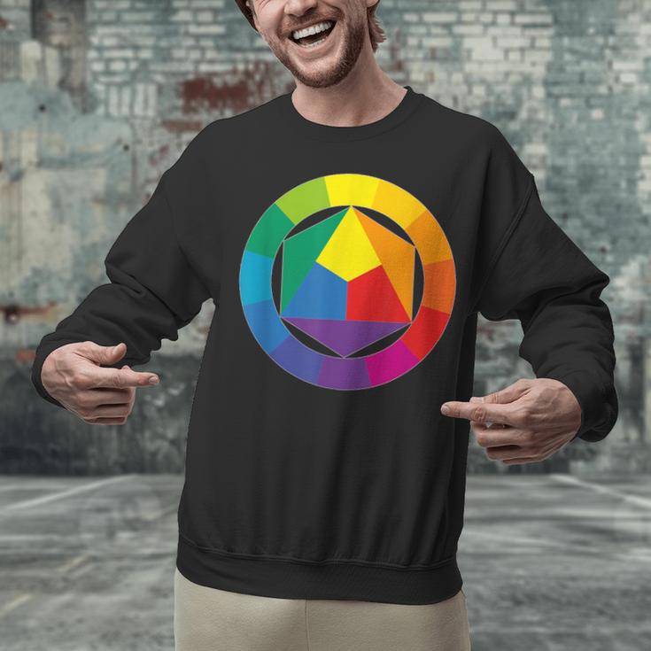 Color Wheel Palette Shirt Artist Painter Art Teacher Tshirt Unisex Sweatshirt, gift for family, gift for coworker