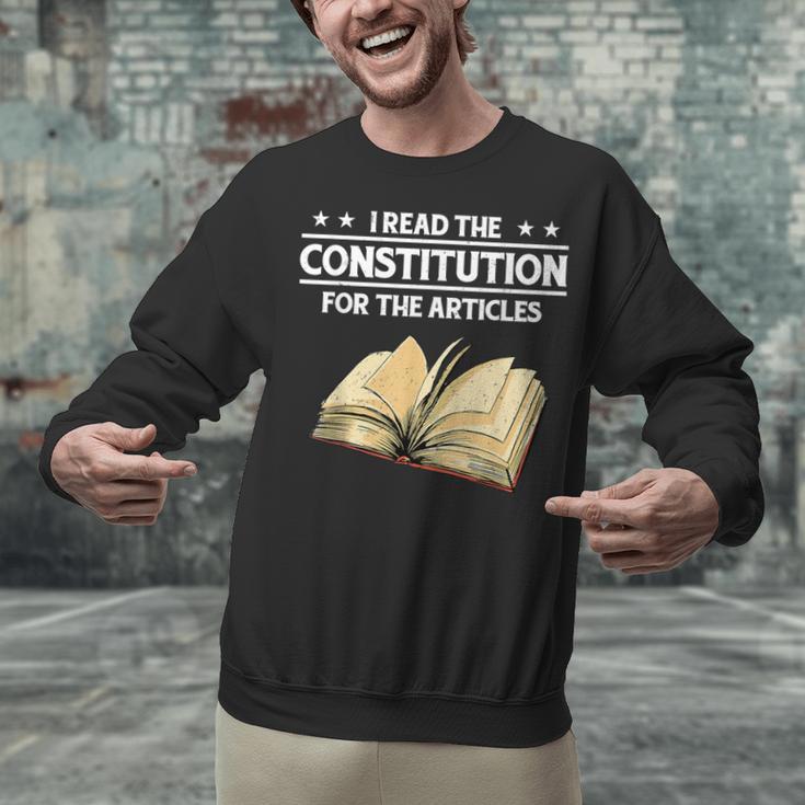 Cool History Teacher Read The Constitution For The Articles Unisex Sweatshirt, History Teacher Sweatshirts, gift for family, gift for coworker Cool History Teacher Read The Constitution For The Articles Unisex Sweatshirt, History Teacher Sweatshirts, gift for family, gift for coworker