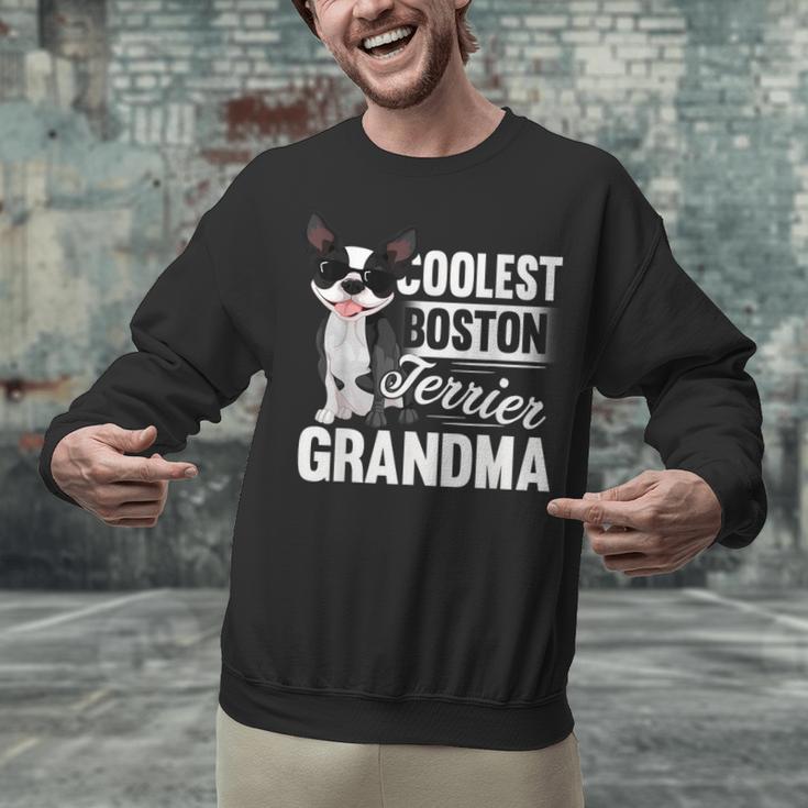 Coolest Boston Terrier Grandma Dog Unisex Sweatshirt, gift for family, gift for coworker