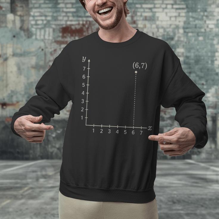 Coordinate 67 Math Teacher 67 Cartesian Grid Point Unisex Sweatshirt, gift for family, gift for coworker Coordinate 67 Math Teacher 67 Cartesian Grid Point Unisex Sweatshirt, gift for family, gift for coworker