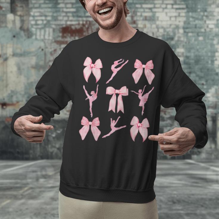 Coquette Bow Ballet Dance Teacher Coquette Women Dancing Unisex Sweatshirt, gift for family, gift for coworker Coquette Bow Ballet Dance Teacher Coquette Women Dancing Unisex Sweatshirt, gift for family, gift for coworker