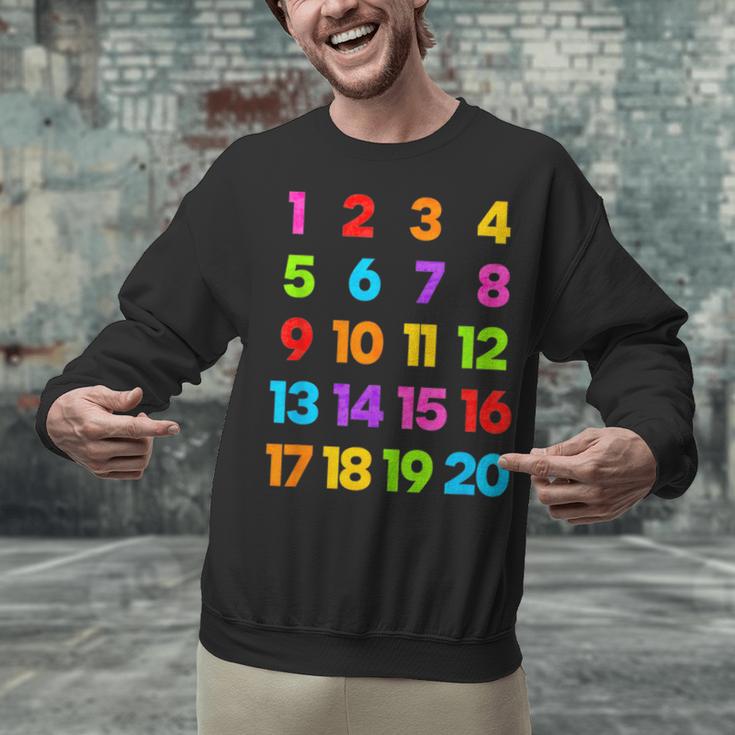 Counting 1-10 Learn To Count Number School Kids Teacher Unisex Sweatshirt, gift for family, gift for coworker