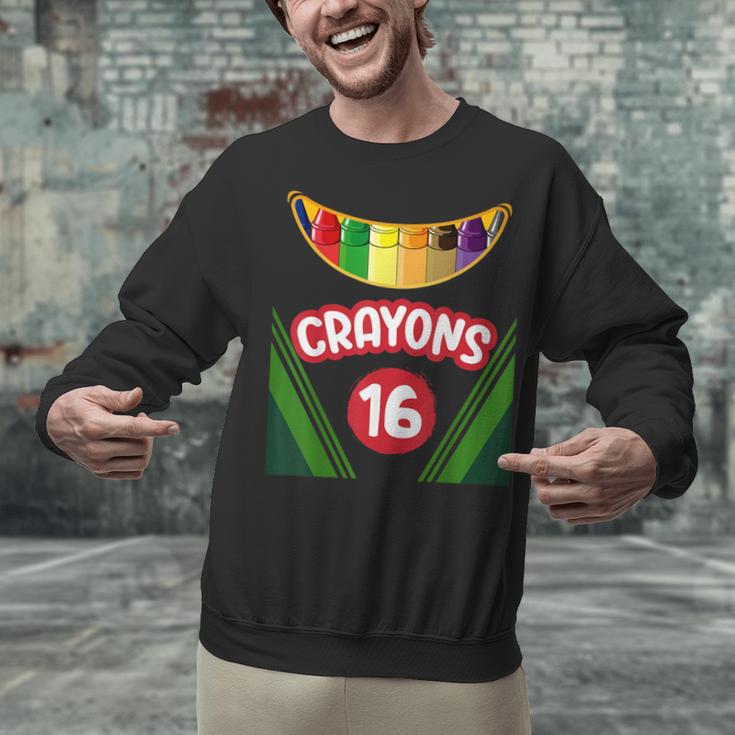 Crayon Box Fun Teacher Student Crayon Squad Halloween 2023 Unisex Sweatshirt, gift for family, gift for coworker Crayon Box Fun Teacher Student Crayon Squad Halloween 2023 Unisex Sweatshirt, gift for family, gift for coworker