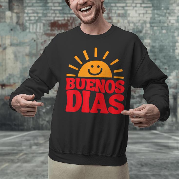 Cute Bilingual Spanish Teacher Buenos Dias Sunshine Unisex Sweatshirt, gift for family, gift for coworker Cute Bilingual Spanish Teacher Buenos Dias Sunshine Unisex Sweatshirt, gift for family, gift for coworker