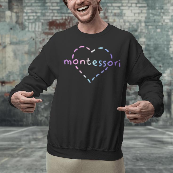 Cute Montessori For Teachers Kids & Moms Unisex Sweatshirt, gift for family, gift for coworker