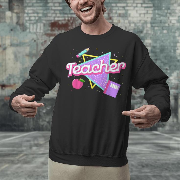 Cute Teacher Shirt 80's 90's Style Retro Old School Teacher For Men Women Unisex Sweatshirt, gift for family, gift for coworker Cute Teacher Shirt 80's 90's Style Retro Old School Teacher For Men Women Unisex Sweatshirt, gift for family, gift for coworker