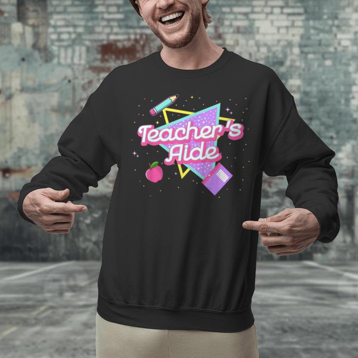 Cute Teacher's Aide Shirt 80's 90's Back To School For Men Women Unisex Sweatshirt, gift for family, gift for coworker Cute Teacher's Aide Shirt 80's 90's Back To School For Men Women Unisex Sweatshirt, gift for family, gift for coworker