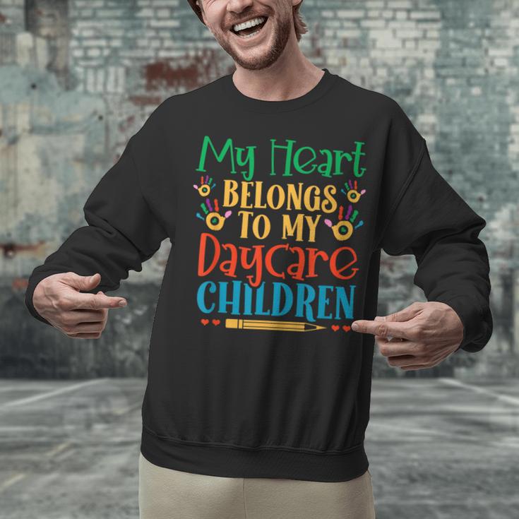 Daycare Children Childcare Provider Teacher PreK Nursery Unisex Sweatshirt, gift for family, gift for coworker Daycare Children Childcare Provider Teacher PreK Nursery Unisex Sweatshirt, gift for family, gift for coworker