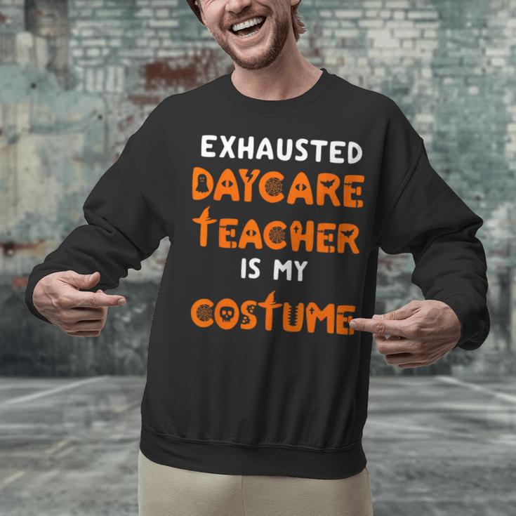 Daycare Teacher Halloween Costume Tired Day Care Shirt Unisex Sweatshirt, gift for family, gift for coworker Daycare Teacher Halloween Costume Tired Day Care Shirt Unisex Sweatshirt, gift for family, gift for coworker