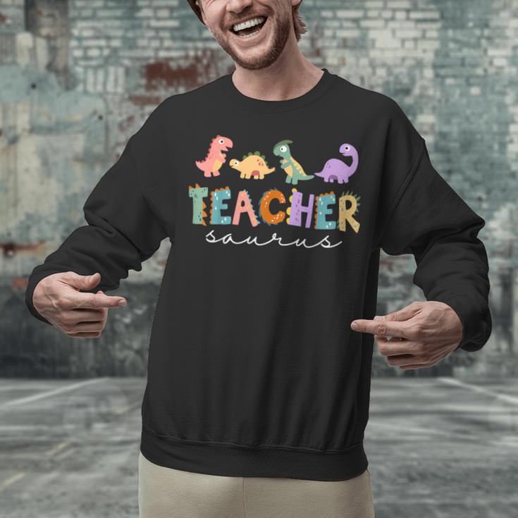 Dinosaur Teacher Teachersaurus Rex Dino Unisex Sweatshirt, gift for family, gift for coworker Dinosaur Teacher Teachersaurus Rex Dino Unisex Sweatshirt, gift for family, gift for coworker