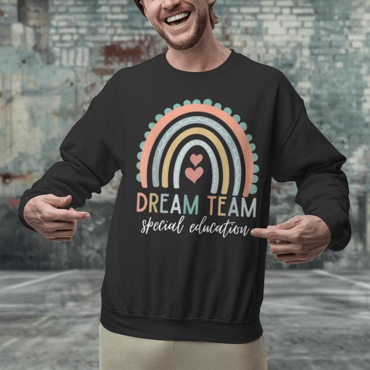 Dream Team Special Education Teacher ED SPED Squad Rainbow Unisex Sweatshirt, gift for family, gift for coworker