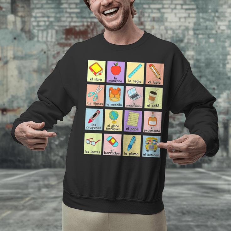 Dual Language Crew Bilingual Spanish Teacher Back To School For Men Women Unisex Sweatshirt, gift for family, gift for coworker