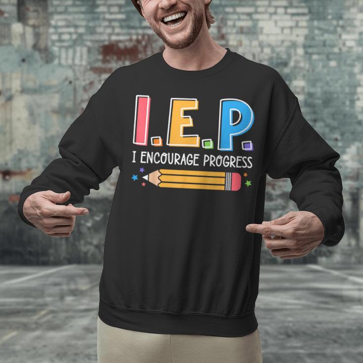 I E P I Encourage Progress Special Education Teacher Unisex Sweatshirt, gift for family, gift for coworker