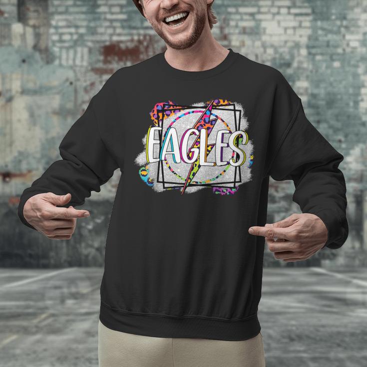 Eagles Teacher School Sports Fan Team Spirit Unisex Sweatshirt, gift for family, gift for coworker Eagles Teacher School Sports Fan Team Spirit Unisex Sweatshirt, gift for family, gift for coworker