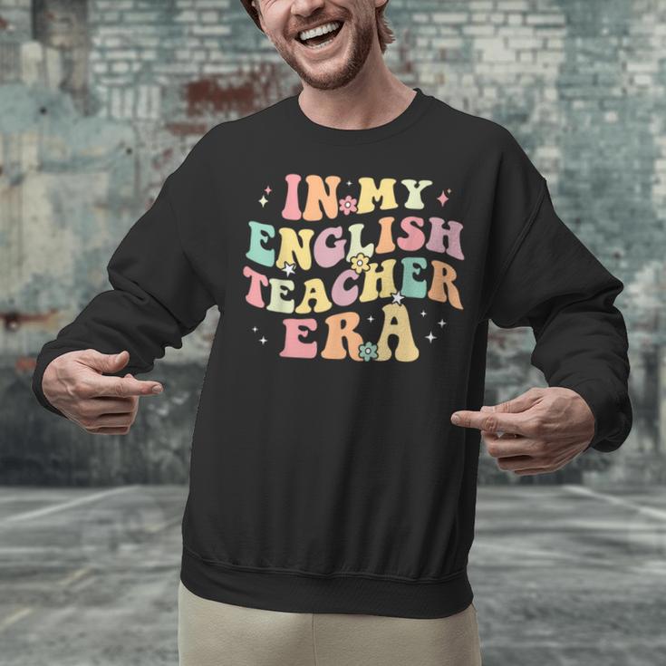 In My English Teacher Era Retro Back To School Literature Men Women Unisex Sweatshirt, English Teacher Sweatshirts, gift for family, gift for coworker In My English Teacher Era Retro Back To School Literature Men Women Unisex Sweatshirt, English Teacher Sweatshirts, gift for family, gift for coworker