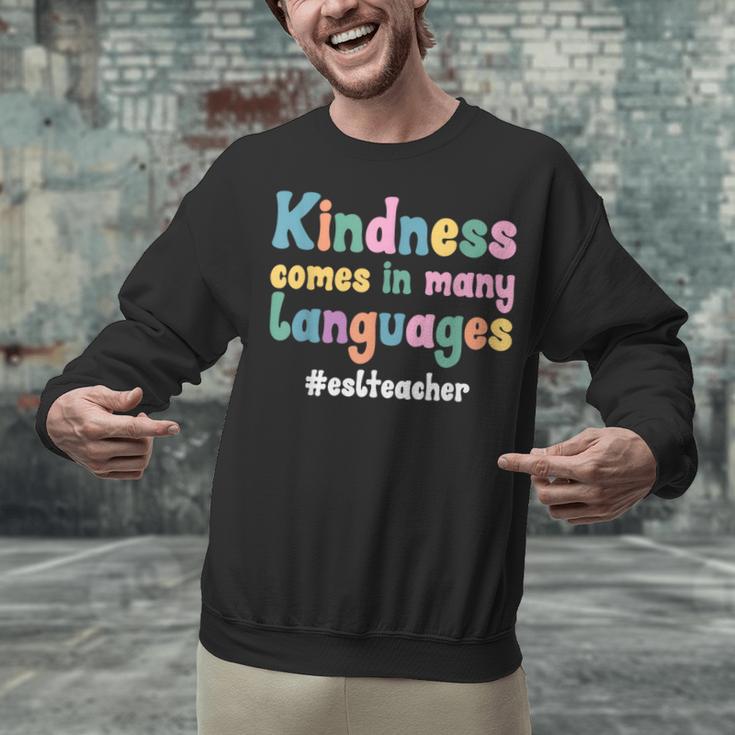 ESL Teacher English As A Second Language Teacher Unisex Sweatshirt, Esl Teacher Sweatshirts, English Teacher Sweatshirts, gift for family, gift for coworker ESL Teacher English As A Second Language Teacher Unisex Sweatshirt, Esl Teacher Sweatshirts, English Teacher Sweatshirts, gift for family, gift for coworker