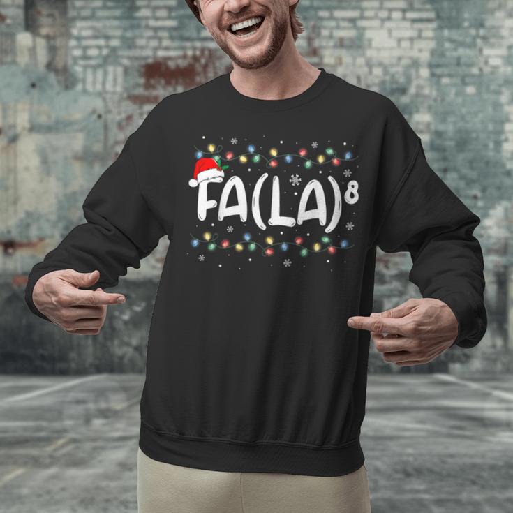 FA LA8 Christmas Santa Fa La Math Teacher Men Women Unisex Sweatshirt, gift for family, gift for coworker FA LA8 Christmas Santa Fa La Math Teacher Men Women Unisex Sweatshirt, gift for family, gift for coworker