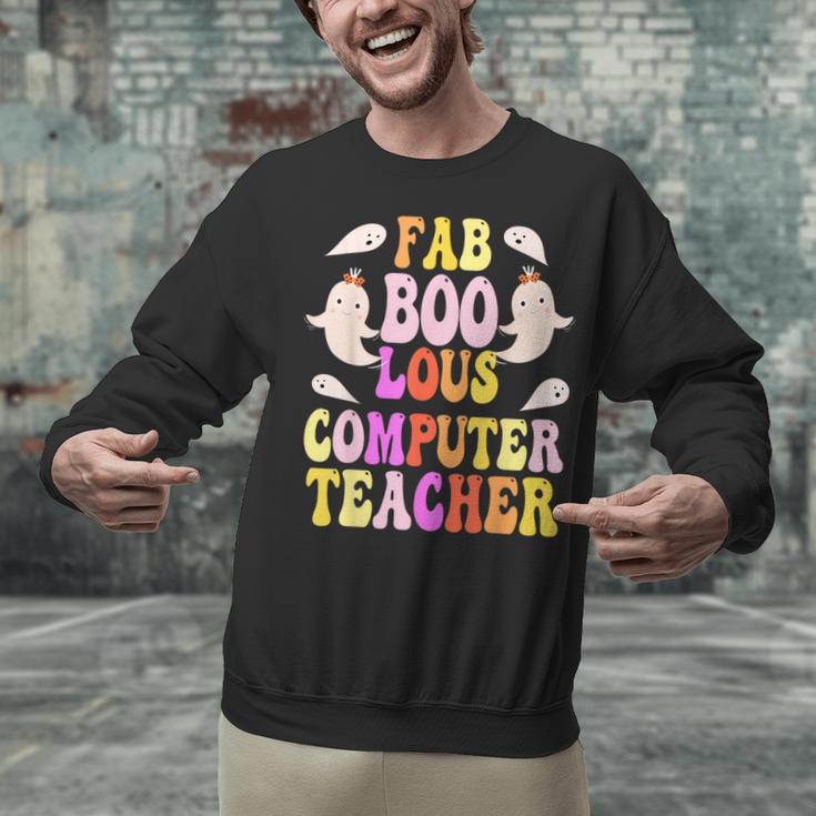 Faboolous COMPUTER TEACHER Costume This Is My Spooky Mom Dad Unisex Sweatshirt, gift for family, gift for coworker Faboolous COMPUTER TEACHER Costume This Is My Spooky Mom Dad Unisex Sweatshirt, gift for family, gift for coworker