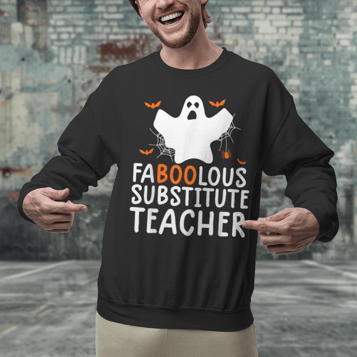 Faboolous Substitute Teacher Halloween Costume Unisex Sweatshirt, gift for family, gift for coworker