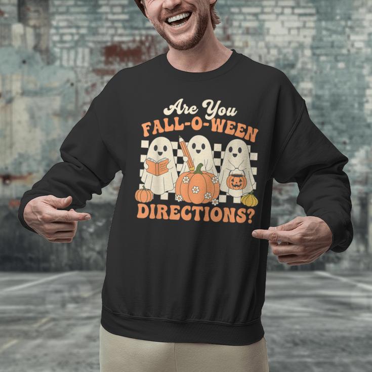 Are You Fall O Ween Directions Halloween Teacher Unisex Sweatshirt, gift for family, gift for coworker Are You Fall O Ween Directions Halloween Teacher Unisex Sweatshirt, gift for family, gift for coworker