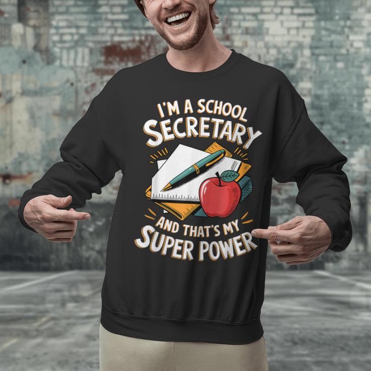 Front Office Teacher Admin Mother I'm A School Secretary Unisex Sweatshirt, gift for family, gift for coworker