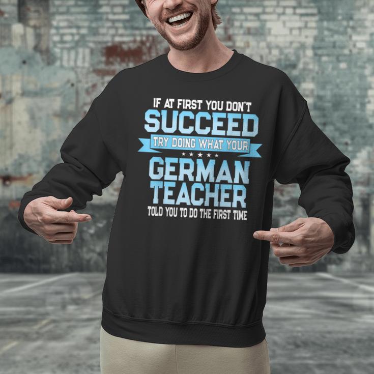 Fun German Teacher Appreciation Language Class Saying Unisex Sweatshirt, German Teacher Sweatshirts, gift for family, gift for coworker