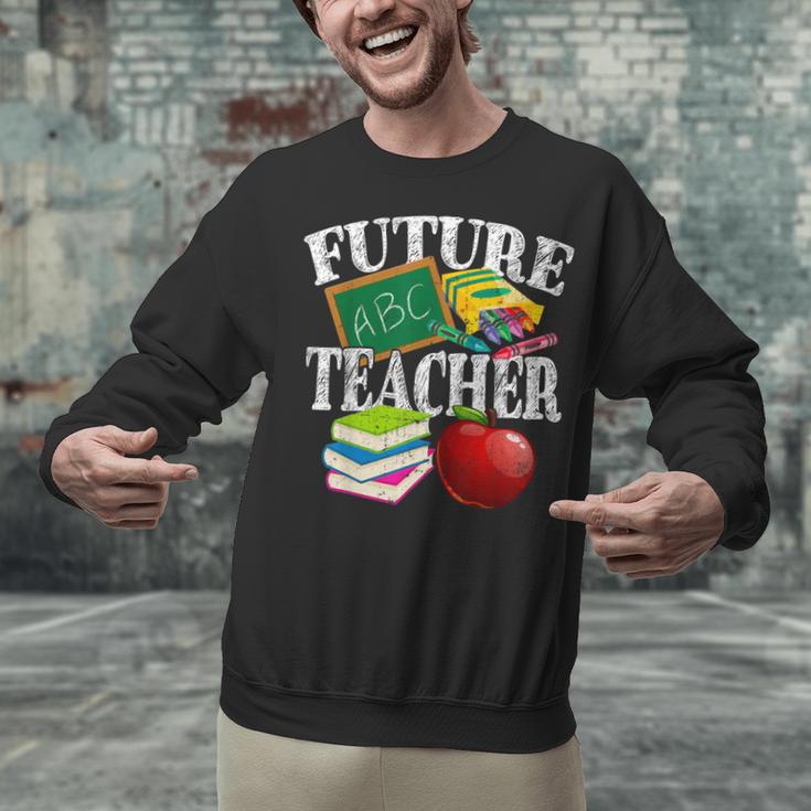 Future Teacher With Canyon And Book Teacher Men Women Girls Kids Unisex Sweatshirt, Future Teacher Sweatshirts, gift for family, gift for coworker