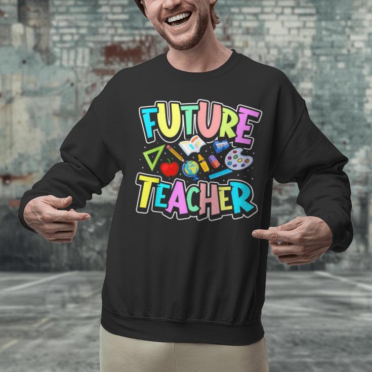 Future Teacher Kid's Career Unisex Sweatshirt, Future Teacher Sweatshirts, gift for family, gift for coworker