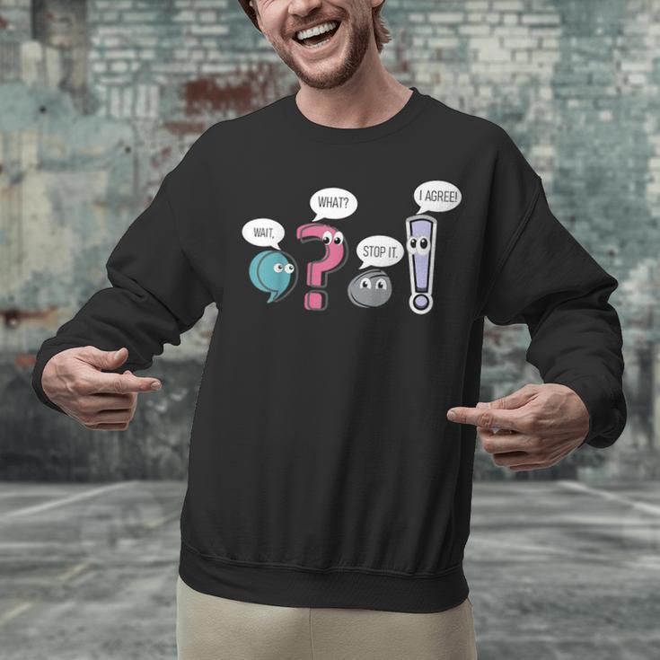 Grammar TeacherWait What Stop It I Agree Unisex Sweatshirt, gift for family, gift for coworker Grammar TeacherWait What Stop It I Agree Unisex Sweatshirt, gift for family, gift for coworker