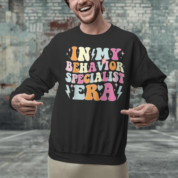Groovy In My Behavior Specialist Era Behavior Teachers Unisex Sweatshirt, gift for family, gift for coworker Groovy In My Behavior Specialist Era Behavior Teachers Unisex Sweatshirt, gift for family, gift for coworker