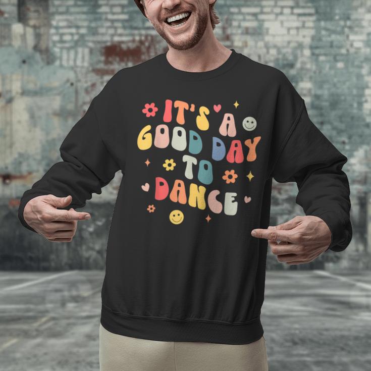 Groovy Its A Good Day To Dance Dance Teacher Unisex Sweatshirt, Groovy Teacher Sweatshirts, gift for family, gift for coworker Groovy Its A Good Day To Dance Dance Teacher Unisex Sweatshirt, Groovy Teacher Sweatshirts, gift for family, gift for coworker