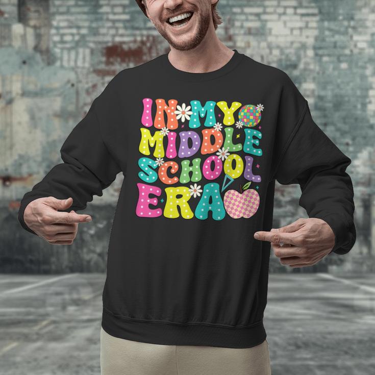 Groovy In My Middle School Era Back To School Teacher Unisex Sweatshirt, Groovy Teacher Sweatshirts, gift for family, gift for coworker Groovy In My Middle School Era Back To School Teacher Unisex Sweatshirt, Groovy Teacher Sweatshirts, gift for family, gift for coworker