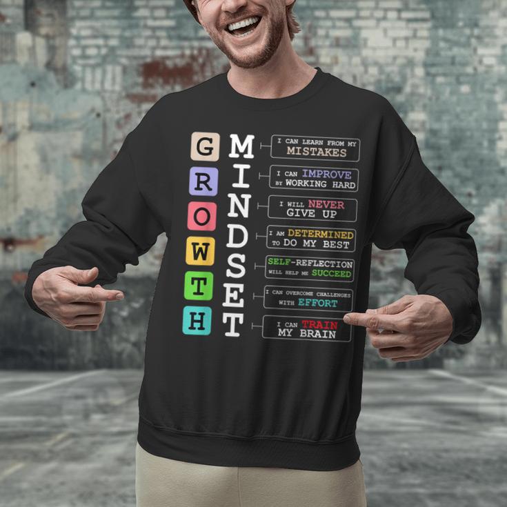 Growth Mindset Shirt Positive School Classroom Teacher Unisex Sweatshirt, gift for family, gift for coworker Growth Mindset Shirt Positive School Classroom Teacher Unisex Sweatshirt, gift for family, gift for coworker
