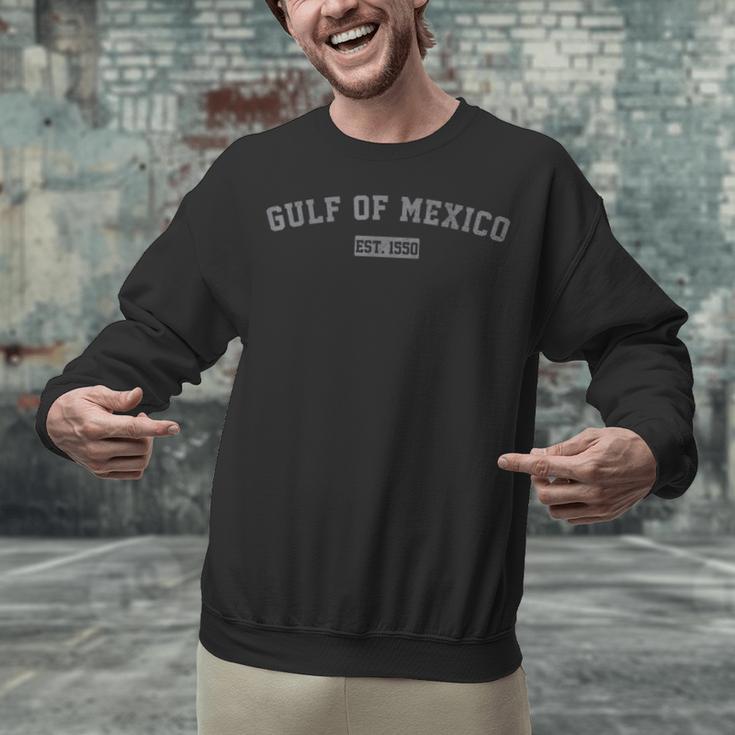 Gulf Of Mexico Est 1550 Retro Vintage For Women Men Teacher Unisex Sweatshirt, gift for family, gift for coworker Gulf Of Mexico Est 1550 Retro Vintage For Women Men Teacher Unisex Sweatshirt, gift for family, gift for coworker