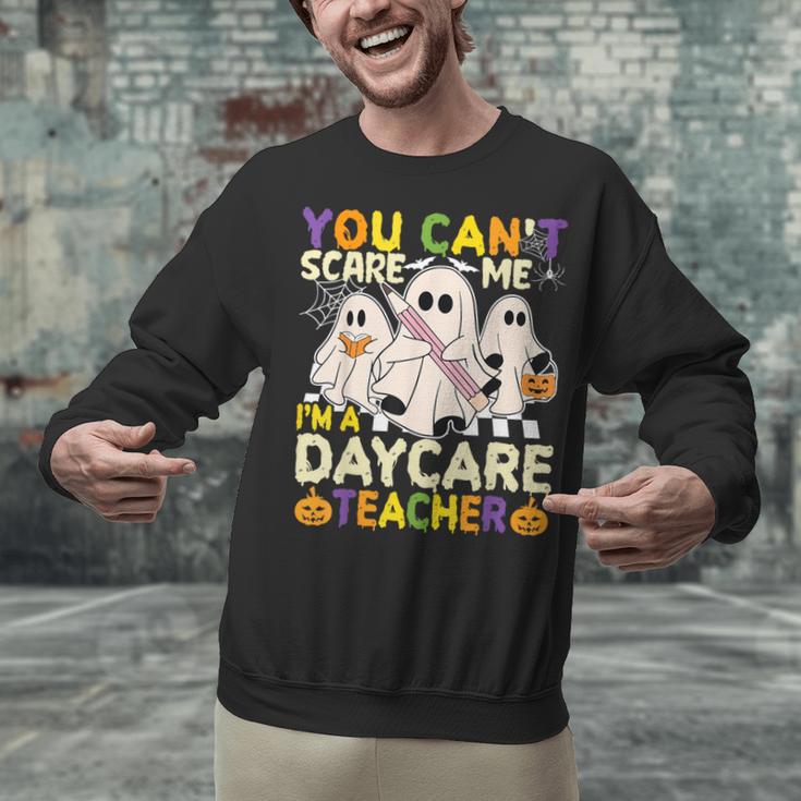 Halloween You Can't Scare Me I'm a Daycare Teacher Ghost Unisex Sweatshirt, gift for family, gift for coworker Halloween You Can't Scare Me I'm a Daycare Teacher Ghost Unisex Sweatshirt, gift for family, gift for coworker