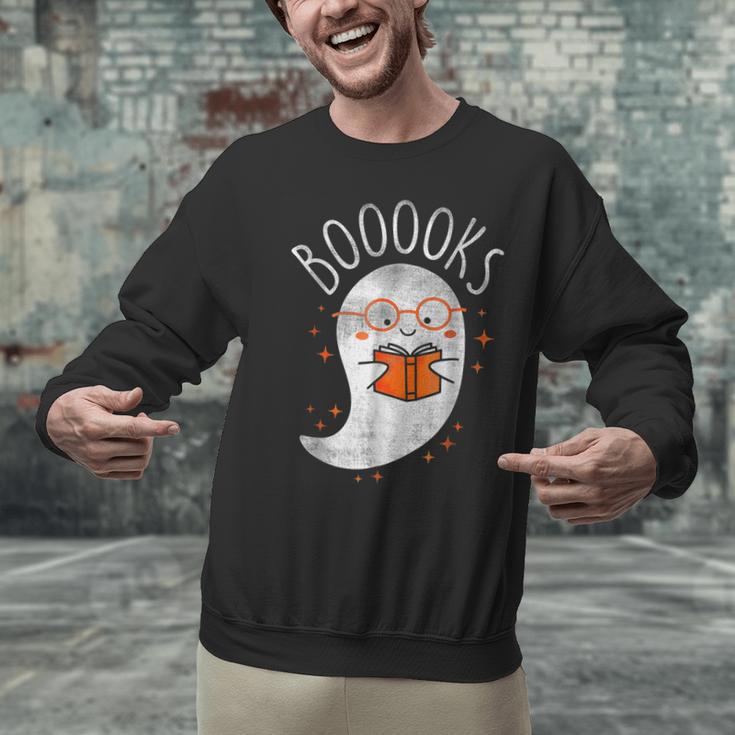 Halloween Cute Ghost Book Reading Teacher Unisex Sweatshirt, gift for family, gift for coworker Halloween Cute Ghost Book Reading Teacher Unisex Sweatshirt, gift for family, gift for coworker