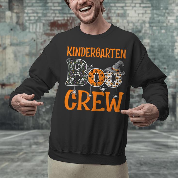 Halloween Kindergarten Boo Crew Kinder Teacher Student Unisex Sweatshirt, gift for family, gift for coworker Halloween Kindergarten Boo Crew Kinder Teacher Student Unisex Sweatshirt, gift for family, gift for coworker