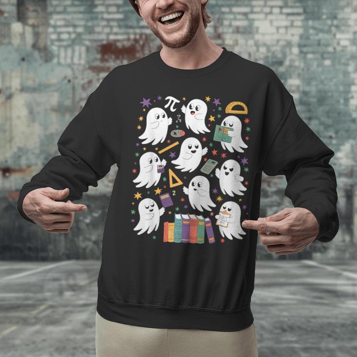 Halloween Math Teacher Ghost Math Teacher Spooky Halloween Unisex Sweatshirt, gift for family, gift for coworker Halloween Math Teacher Ghost Math Teacher Spooky Halloween Unisex Sweatshirt, gift for family, gift for coworker