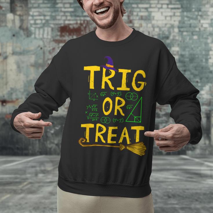 Halloween Math Teacher Trig Or Treat Student School College Unisex Sweatshirt, gift for family, gift for coworker Halloween Math Teacher Trig Or Treat Student School College Unisex Sweatshirt, gift for family, gift for coworker