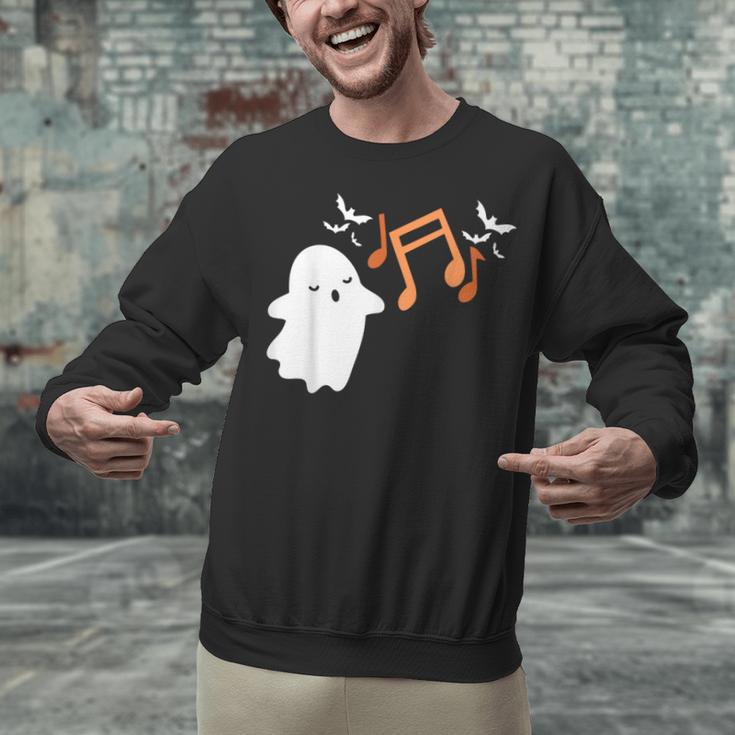 Halloween Music Note Ghost Teacher Fall Musical Instrument Unisex Sweatshirt, gift for family, gift for coworker Halloween Music Note Ghost Teacher Fall Musical Instrument Unisex Sweatshirt, gift for family, gift for coworker